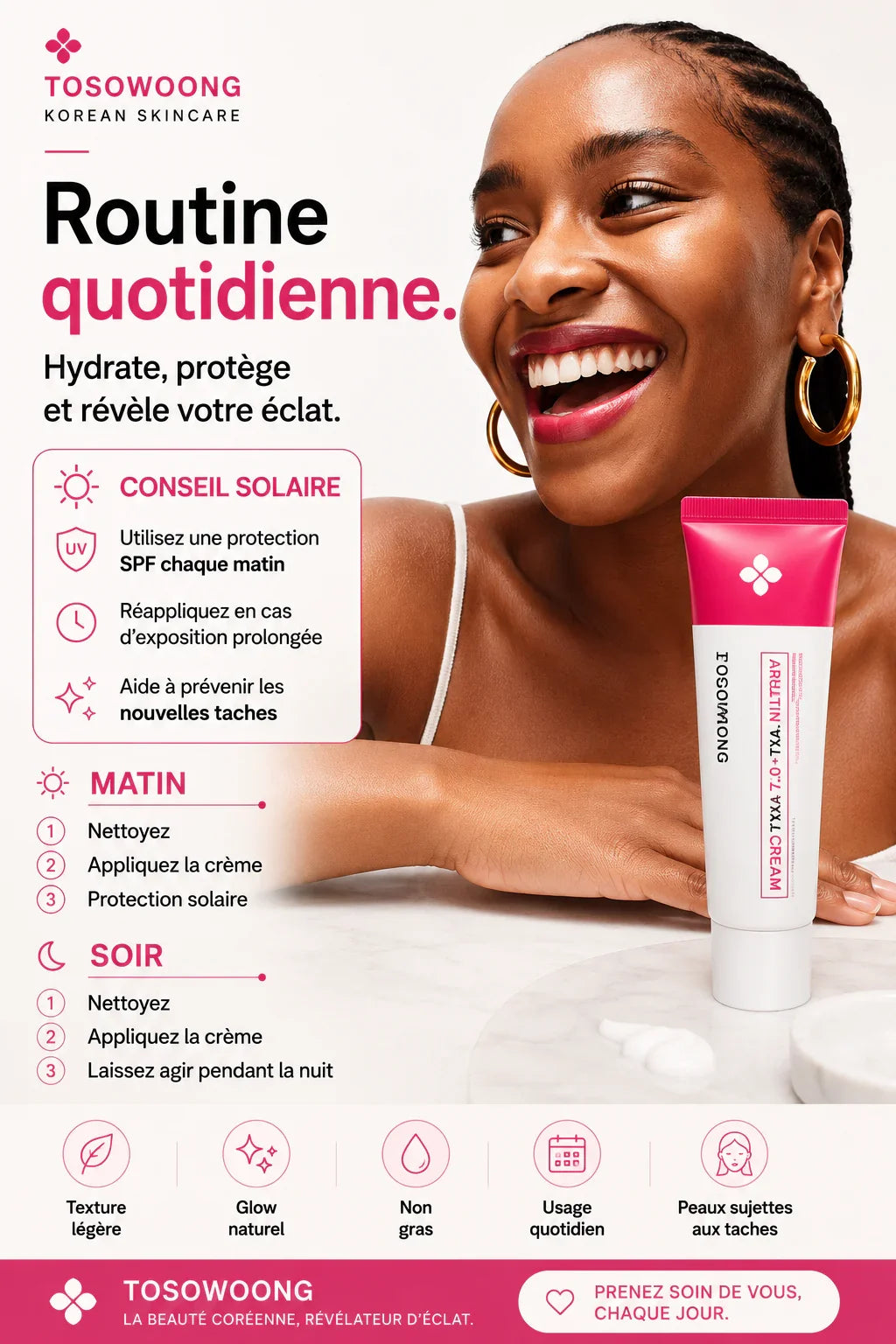 Crème Anti-Taches Glow effet