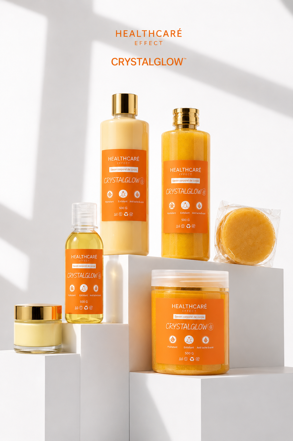 Crystalglow gamme complète GLowSKin+